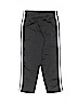 Adidas 100% Polyester Stripes Black Track Pants Size 5T - photo 2