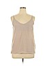 Shinestar 100% Polyester Tan Sleeveless Blouse Size XL - photo 1