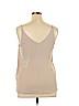 Shinestar 100% Polyester Tan Sleeveless Blouse Size XL - photo 2