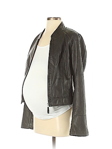 Motherhood Faux Leather Jacket (view 1)