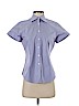 Brooks Brothers 346 100% Cotton Purple Short Sleeve Button-Down Shirt Size 4 (petite) - photo 1