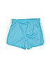 Justice 100% Polyester Solid Blue Athletic Shorts Size 12 - photo 2