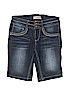 Mudd Solid Blue Denim Shorts Size 10 - photo 1