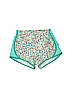 Nike 100% Nylon Print Green Athletic Shorts Size M (kids) - photo 1
