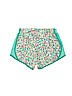 Nike 100% Nylon Print Green Athletic Shorts Size M (kids) - photo 2