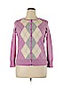 Talbots 100% Merino Wool Purple Wool Cardigan Size XL - photo 1