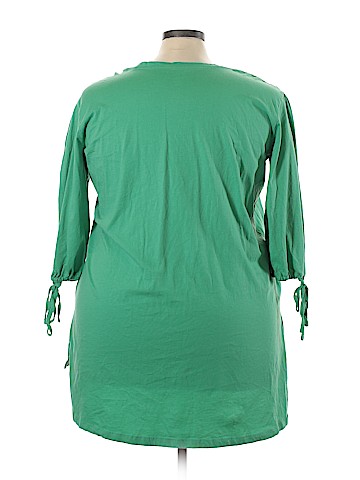 Roaman's 3/4 Sleeve Top (view 2)
