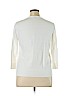 Ann Taylor LOFT 100% Cotton White Cardigan Size XL - photo 2
