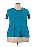 Avenue Blue Short Sleeve T-Shirt Size 22 - 24 Plus - photo 1