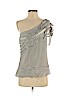 BCBGMAXAZRIA 100% Silk White Sleeveless Silk Top Size XS - photo 1