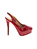 Tallulah Blu Red Heels Size 7 1/2 - photo 1