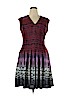 Gabby Skye Purple Casual Dress Size 14 - photo 1
