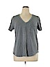 t.la 100% Cotton Gray Short Sleeve T-Shirt Size XL - photo 1