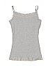 Justice 100% Cotton Gray Tank Top Size 14 - photo 1
