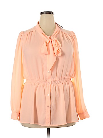 Lane Bryant Long Sleeve Blouse (view 1)