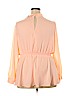Lane Bryant 100% Polyester Pink Long Sleeve Blouse Size 18 - photo 2