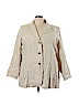 Gillian Grey 100% Linen Ivory Blazer Size 24 - photo 1