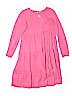 Hanna Andersson 100% Cotton Solid Pink Dress Size 150 cm / US 12 - photo 1