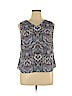 Talbots Outlet 100% Polyester Purple Sleeveless Blouse Size 0X - photo 1