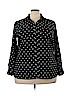 Notations Black Long Sleeve Blouse Size 3X - photo 1