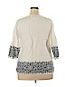 Jones New York White 3/4 Sleeve Blouse Size XL - photo 2