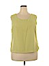 Tally Taylor 100% Polyester Yellow Sleeveless Blouse Size 18 - photo 1