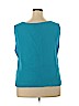 Tally Taylor 100% Polyester Blue Sleeveless Blouse Size 20 - photo 2
