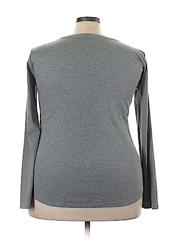 a.n.a. A New Approach Long Sleeve Henley (view 2)