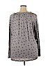 Jaclyn Smith Gray Long Sleeve Top Size 2X - photo 2