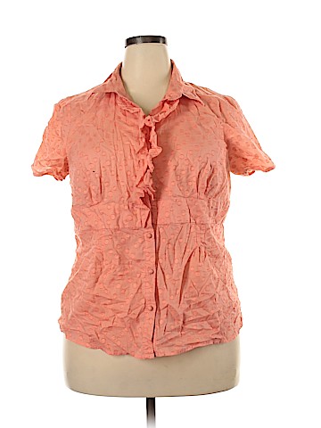 Lane Bryant Outlet Short Sleeve Blouse (view 1)