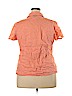 Lane Bryant Outlet 100% Cotton Pink Short Sleeve Blouse Size 20 - photo 2