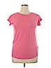Old Navy 100% Linen Pink Short Sleeve Top Size XL - photo 1