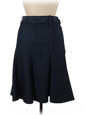 B. Moss Denim Skirt (view 2)