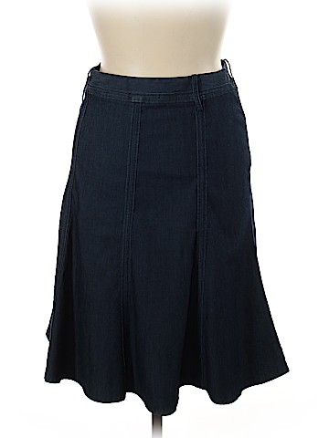 B. Moss Denim Skirt (view 1)