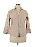 Harve Benard Tan Long Sleeve Button-Down Shirt Size XL - photo 1