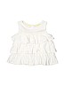 Mini Boden 100% Cotton White Short Sleeve Top Size 4 - 5 - photo 1