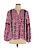 Crown & Ivy 100% Rayon Pink Long Sleeve Blouse Size XL - photo 1