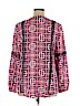 Crown & Ivy 100% Rayon Pink Long Sleeve Blouse Size XL - photo 2