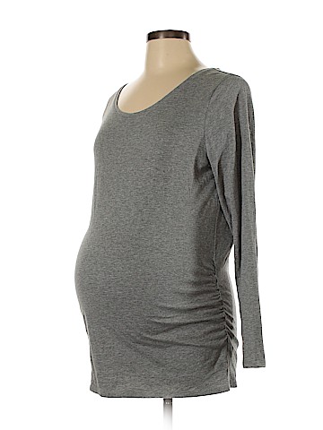 Bump Start by Motherhood Maternity Long Sleeve T-Shirt (view 1)