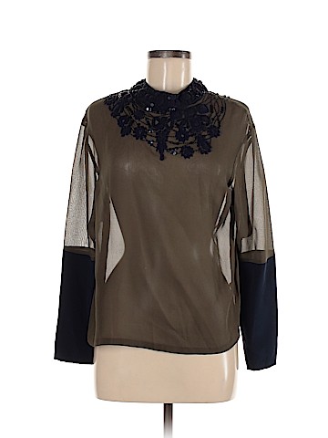 Dries Van Noten Short Sleeve Silk Top (view 1)