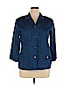 Talbots 100% Cotton Blue Jacket Size 16 - photo 1