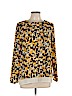 H&M Yellow Long Sleeve Blouse Size 12 - photo 1
