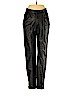 Heidi Merrick Black Faux Leather Pants Size 6 - photo 1