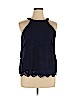 Market and Spruce 100% Cotton Blue Sleeveless Blouse Size XL - photo 1