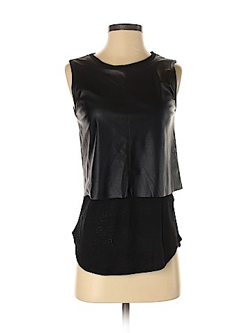 Generation Love Faux Leather Top (view 1)
