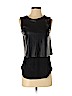 Generation Love Black Faux Leather Top Size XS - photo 1