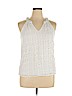 Brixon Ivy 100% Rayon White Sleeveless Blouse Size XL - photo 1