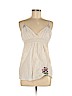 Miss Chievous 100% Cotton Ivory Sleeveless Blouse Size M - photo 1