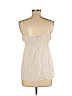 Miss Chievous 100% Cotton Ivory Sleeveless Blouse Size M - photo 2