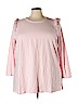 Nike 100% Cotton Pink Long Sleeve Top Size 4X - photo 1